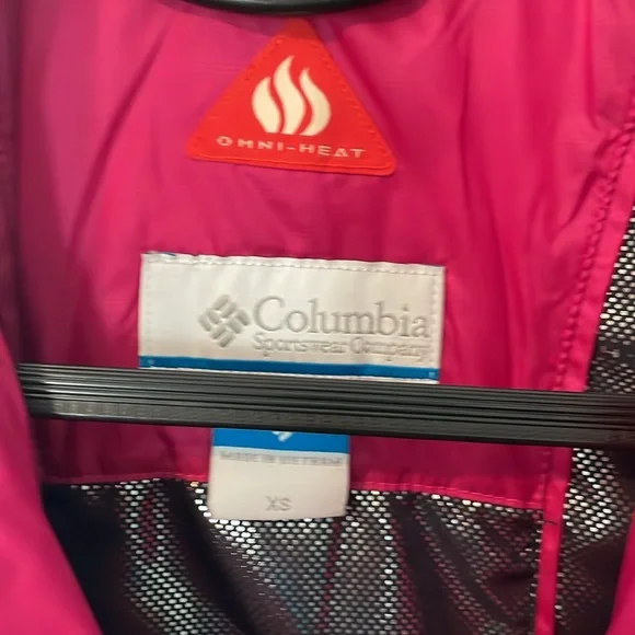 Columbia Mighty Lite Pink Omni-Heat Jacket. Size XS - Picture 2 of 8